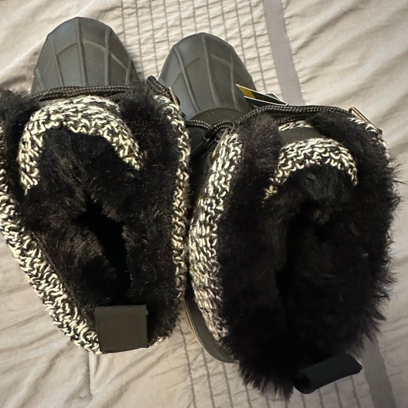 Khumbu Faux Fur Lined Winter Snow Boot Black Women's sz 10 - Picture 4 of 7